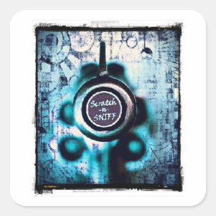 Sticker Carré Scratch & Sniff