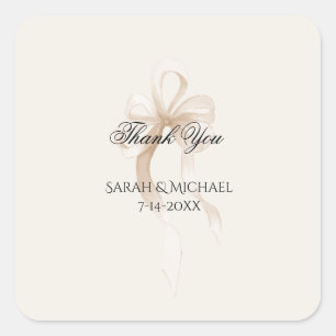 Sticker Carré Se marier Wedding