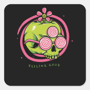 Sticker Carré Se sentir bien