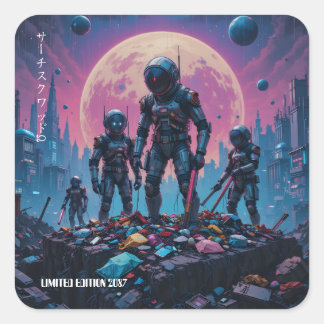 Sticker Carré "Search Squad Ω"