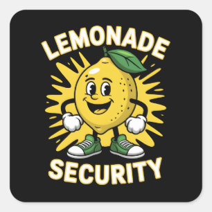Sticker Carré Sécurité du socle Lemonade