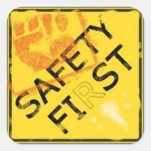 Sticker Carré Sécurité première