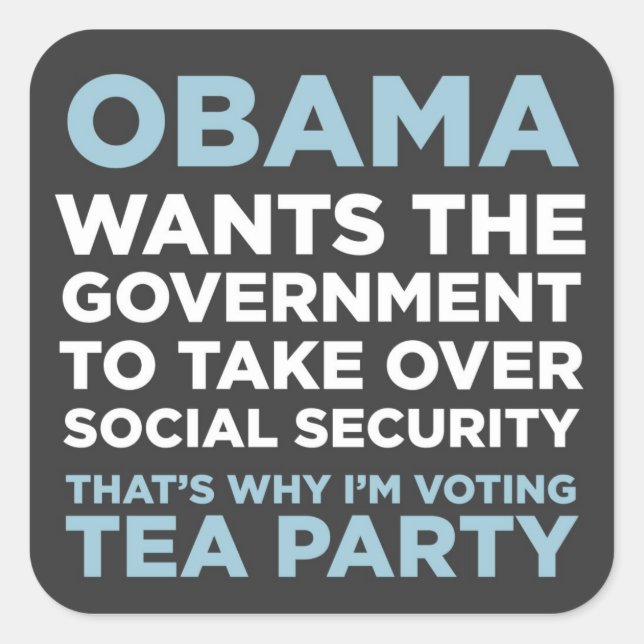 Sticker Carré Sécurité sociale (Devant)