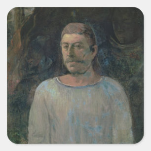 Sticker Carré Self portrait, close to Golgotha, 1896