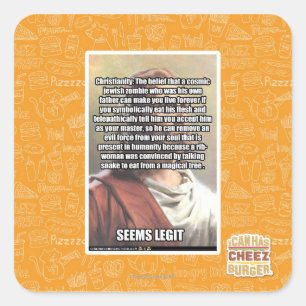 Sticker Carré Semble Legit