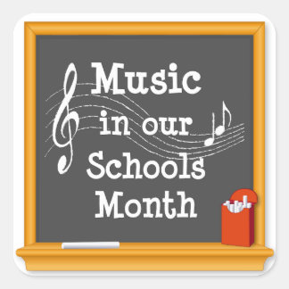 Sticker Carré S'en tenir à votre musique