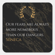 Seneca's Insight : Les peurs comparées aux dangers