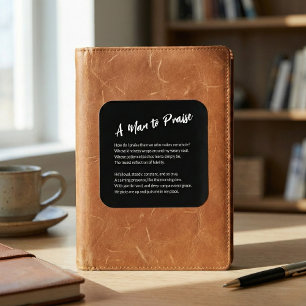 Sticker Carré Sentiments : "Un homme à louer"