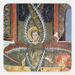 Sticker Carré Seraphim purifiant les lèvres d'Isaïe