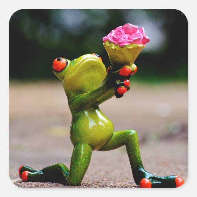 Sticker Carré Serez-vous mon.... (Devant)