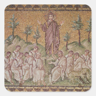 Sticker Carré Sermon sur le Mont