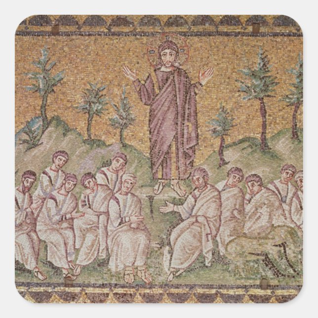 Sticker Carré Sermon sur le Mont (Devant)