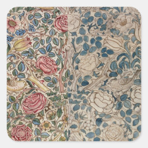 Sticker Carré "S'est levée" la conception de papier peint (le