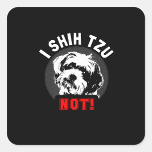 Sticker Carré Shih Tzu I Shih Tzu