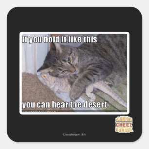 Sticker Carré Si tu le tiens comme ça