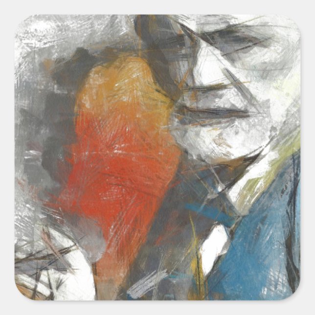 Sticker Carré Sigmund (Devant)