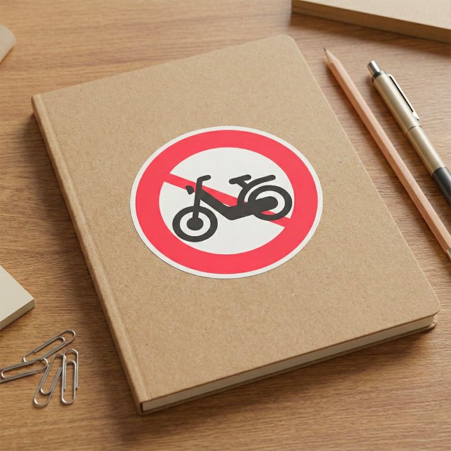 STICKER CARRÉ SIGNE DE LA ROUTE AUTOBTO (Créateur téléchargé)