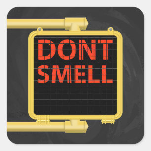 Sticker Carré Signe de trottoir de New York