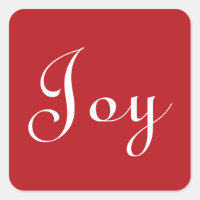 Simply JOY script holiday red inspirateur tag
