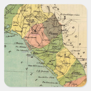 Sticker Carré Sinaloa, Mexique