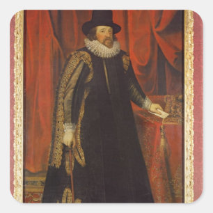 Sticker Carré Sir Francis Bacon Viscount de St. Albans