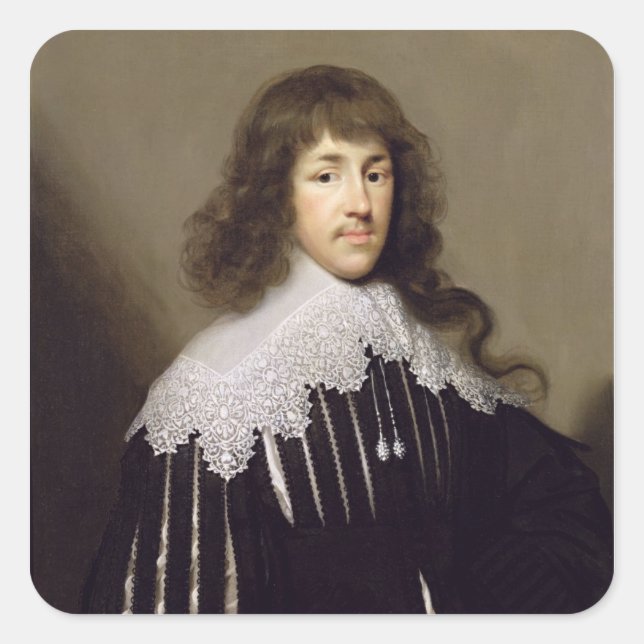 Sticker Carré Sir Francis Godolphin, 1633 (huile sur toile) (Devant)