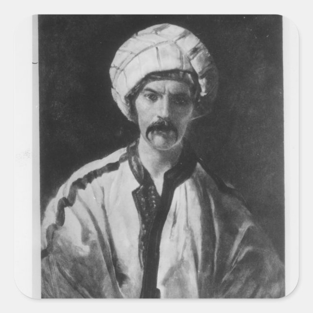 Sticker Carré Sir Richard Burton (Devant)