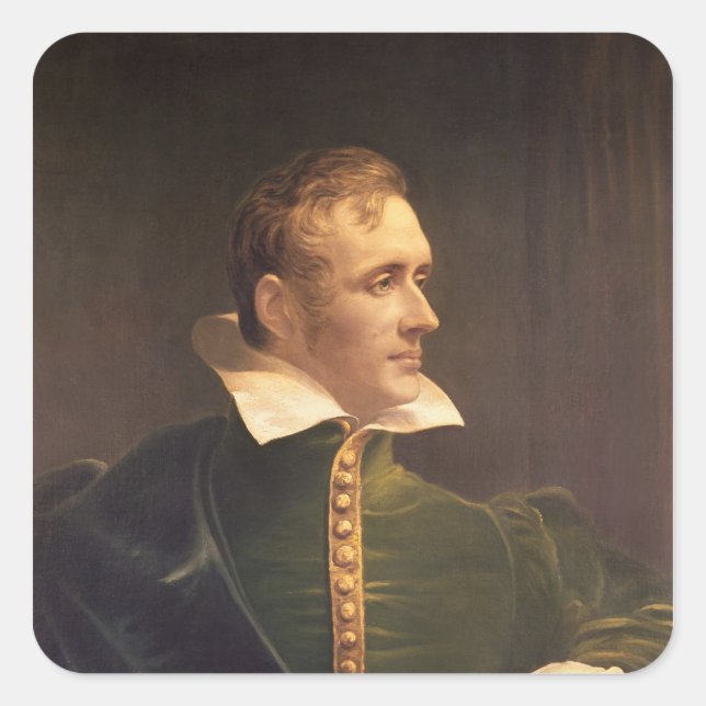 Sticker Carré Sir Thomas Stamford Raffles (Devant)