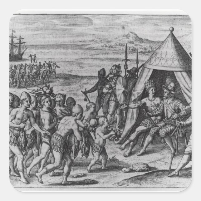 Sticker Carré Sir Walter Raleigh (Devant)