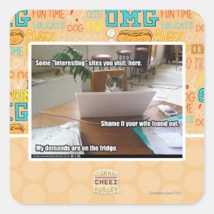 Sticker Carré Sites intéressants