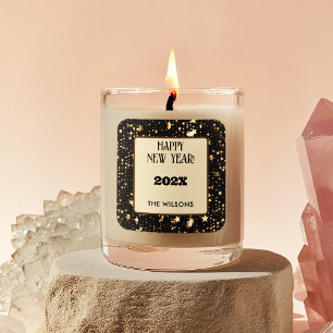 Sticker carré Six Fêtes 3 en Bonne Année