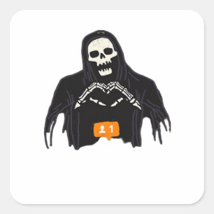 Sticker Carré Skeleton Pur-Coeur Follower Classic