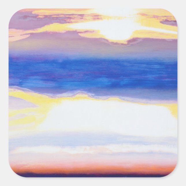 Sticker Carré Skyscape (Devant)