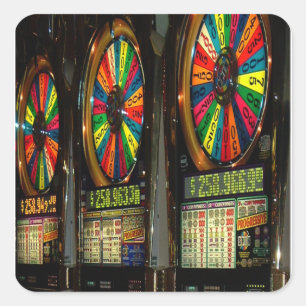 Sticker Carré SLOTS Las VEGAS