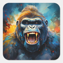 Smiling gorilla