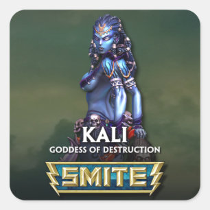 Sticker Carré SMITE : Kali, déesse de la destruction