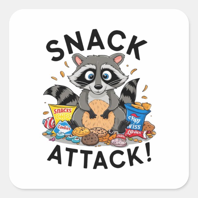 Sticker Carré Snack (Devant)