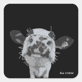 Sticker Carré Snoot Boop, Animal