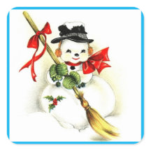 Snowman souriant, mignonne avec Casquette, chambre