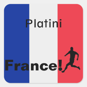 Sticker Carré Soccer France, personnalisable
