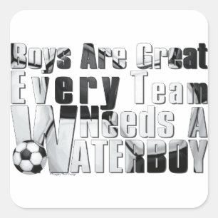 Sticker Carré Soccer Waterboy