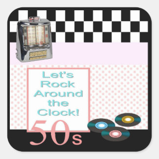 Sticker Carré Sock Hop