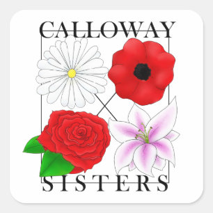 Sticker Carré Soeurs Calloway