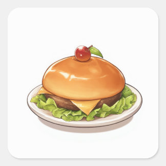 Sticker Carré Soft Art