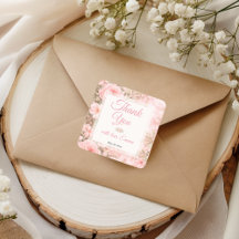 Soft Pink Garden Bloom Thank You