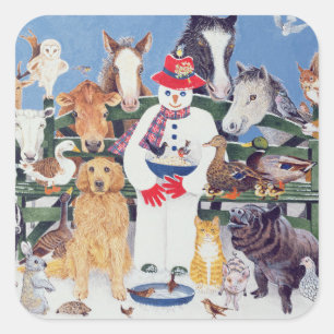 Sticker Carré Soins