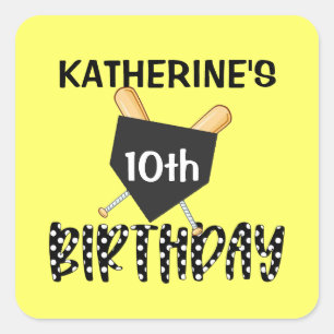 Sticker Carré Soirée pour filles