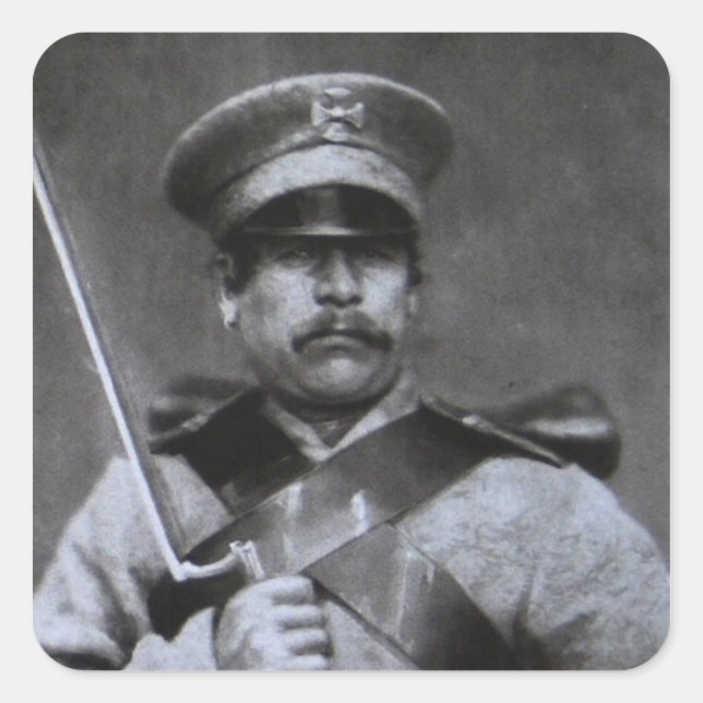 Sticker Carré Soldat russe (Devant)