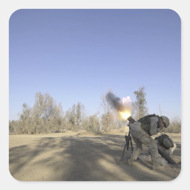 Sticker Carré soldats 2 (Devant)