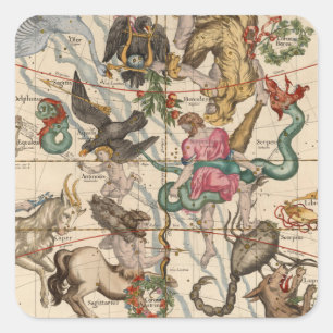 Sticker Carré Solstice d'hiver